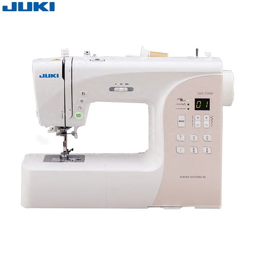 [HZL-71HW] ジューキ ミシン コンピューターミシン 家庭用ミシン ぬい模様数：80（ダイレクト模様6種、実用模様17種、ボタン穴模様5種、かざり模様58種） 縫製スピード：800針/分 【送料無料】【特別配送】【代引不可】【ミシン糸・ミシン針・ボビンセット　プレゼント】