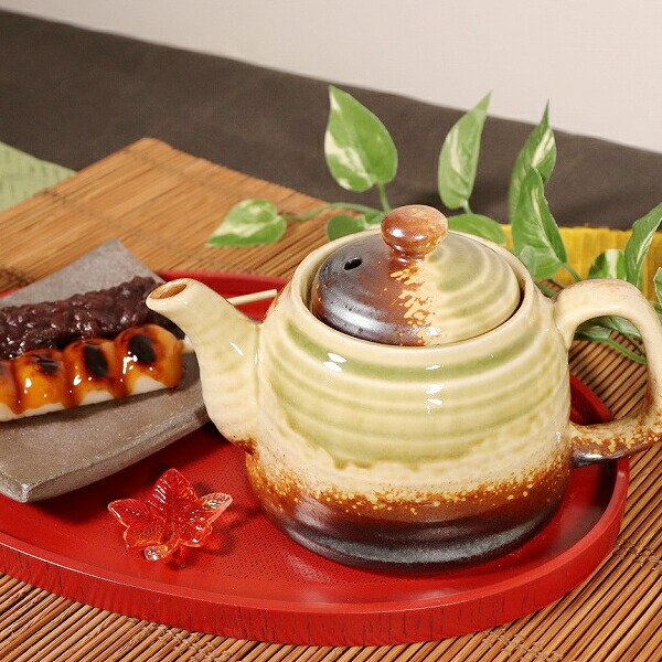 信楽焼き　手作り陶器の茶道具壺　水差し 信楽焼き手作り陶器の茶道具壺水差し