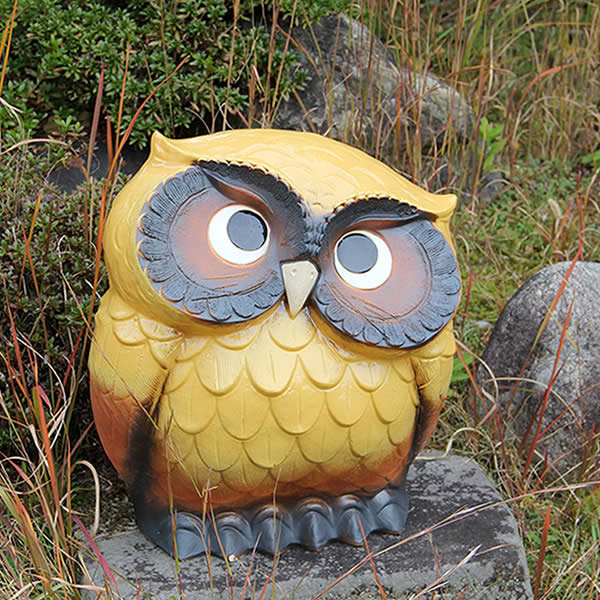 アンティーク　Cubis　USA　陶製　三匹のフクロウ　縁起物　置物　C6738 アンティーク Cubis USA 陶製 三匹のフクロウ 縁起物 置物 C6738