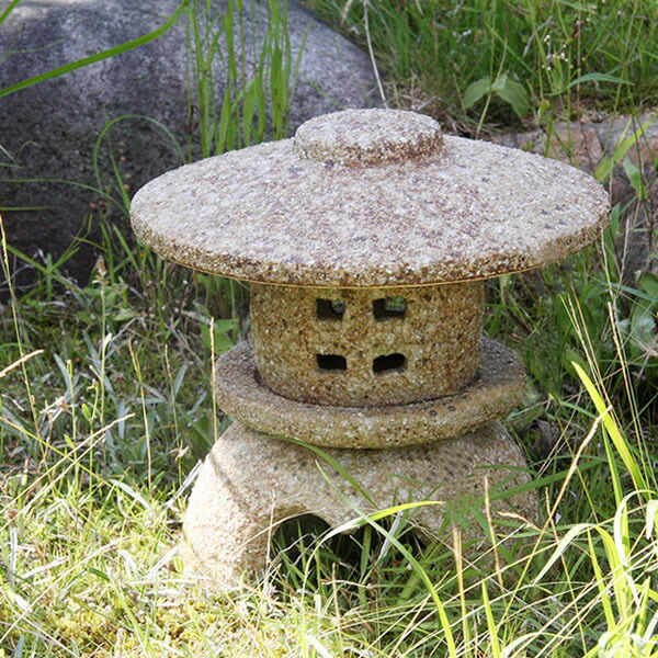 楽天市場】【ポイント10倍】雪見灯籠 信楽焼 16号 六角雪見燈篭 灯籠