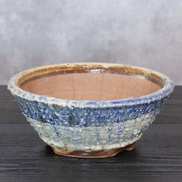 山草鉢 手作りの陶器植木鉢 山野草鉢 信楽焼 山草 鉢 しがらき 陶器鉢 植木 やきもの 信楽焼鉢 手づくり 多肉植物 塊根植物 sa-0341 21,000円