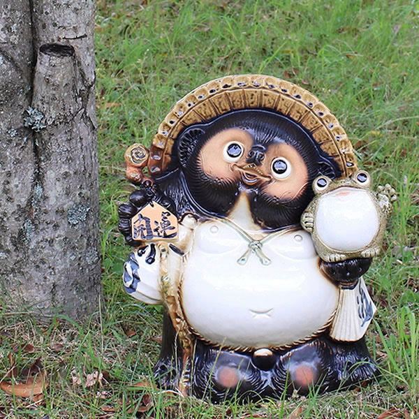 超特価激安 たぬき 信楽焼たぬき 13号蛙付き開運たぬき タヌキ 陶器タヌキ たぬき置物 やきもの しがらきやき 狸 信楽 焼き物たぬき 陶器たぬき 陶器狸 狸しがらき かえる カエル 名前入れ Ta 0306 Rakuten Pibjc Org