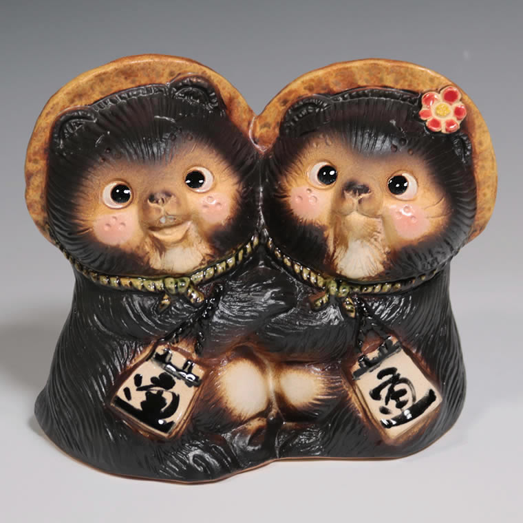 専用 信楽タヌキ置物 ta-0414-ss1.jpg