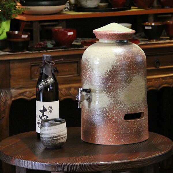 楽天市場】【ポイント10倍】3升用信楽焼焼酎サーバー 焼酎が美味しく