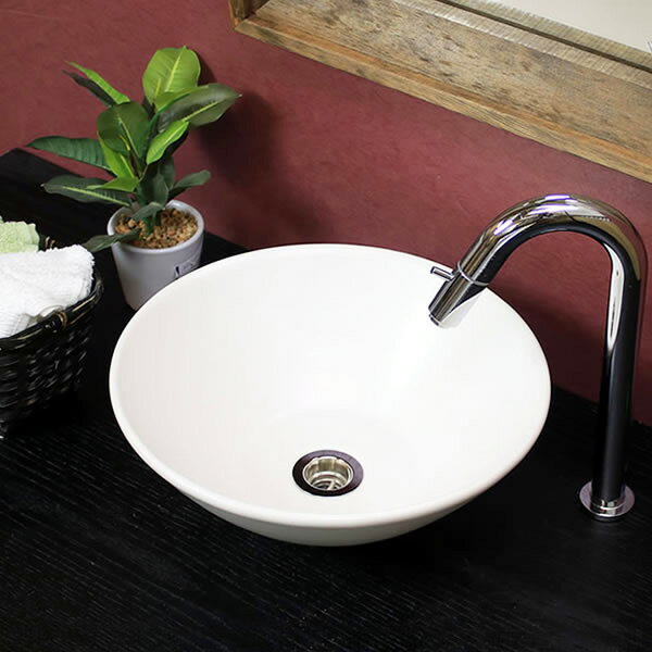 【今だけ限定10%OFFクーポン】手洗い鉢 陶器洗面 信楽焼 洗面ボウル 手洗器 洗面ボール トイレ用 小さい鉢 手洗鉢 陶器 洗面鉢 鉢 手洗い器 鉢 洗面シンク 洗面器 洗面台 ボール 和風 やきもの しがらき 白 ホワイト 丸 ［tr-2253］