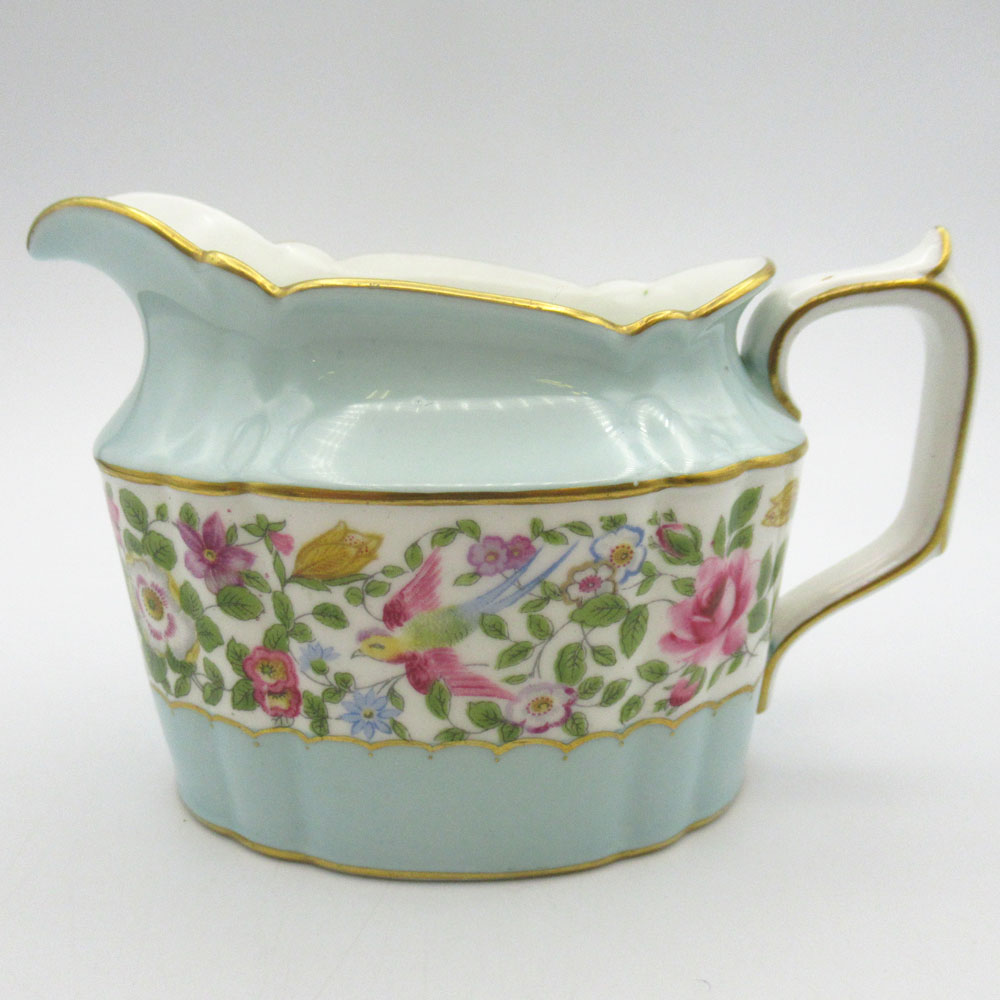 ヴィンテージ ミルクジャグ Royal Crown Derby ロイヤルクラウンダービー 一部ハンドペイント 1923-1953年頃 アンティーク キッチン 欧州雑貨 テーブルウェア 食器 ティーセット 茶器 陶磁器 ミルクピッチャー ポット