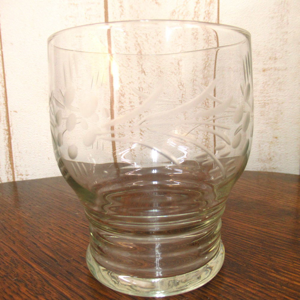 楽天市場】アンティーク ガラス タンブラー グラス ピンク