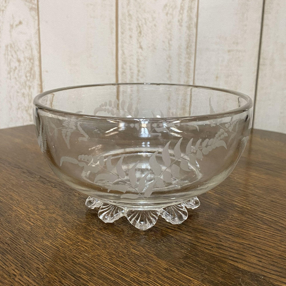 イギリス製　ヴィンテージ ガラスコンポート ガラスコンポート | THE PENNY WISE Antique ザ・ペニーワイズ