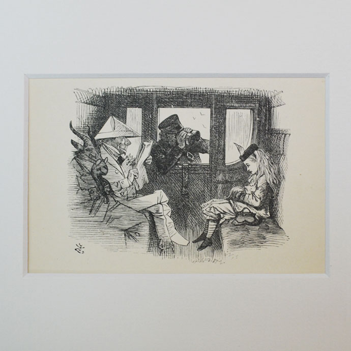 ディズニー公式激レア不思議の国のアリスルイス・キャロルヴィンテージステンドグラス 不思議の国のアリス Alice's Adventures in WONDERLAND | ルイス