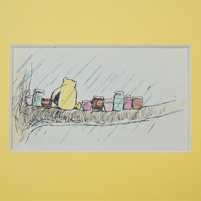 楽天市場】アンティーク 額絵 The House at Pooh Corner プー