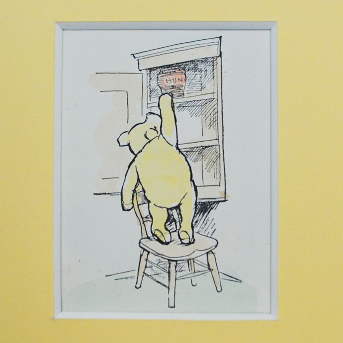 楽天市場】アンティーク 額絵 The House at Pooh Corner プー