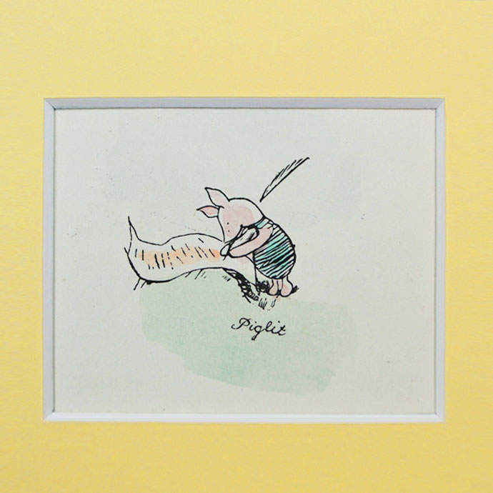 楽天市場】アンティーク 額絵 Winnie the Pooh クマのプーさん ハンド