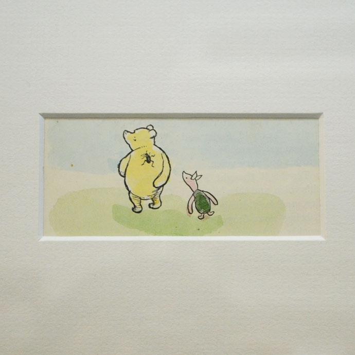 楽天市場】アンティーク 額絵 The House at Pooh Corner プー