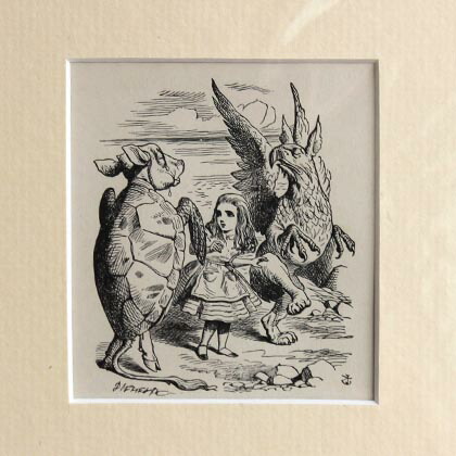 楽天市場】アンティーク 額絵 Alice in the wonderland 不思議の国の