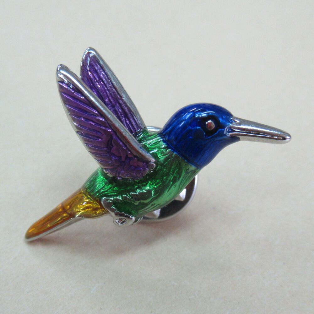 海外輸入 ピンブローチ ハミングバード メール便ok ピンバッジ ラペルピン ピンズ メンズ レディース おしゃれ かっこいい おもしろい ユニーク スーツ 動物 鳥 ハチドリ 英国 カドガン社 Www Agroservet Com
