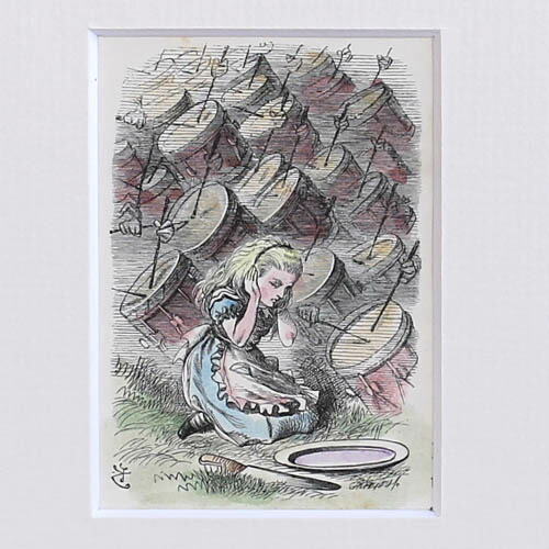 楽天市場】アンティーク 額絵 Alice in the wonderland 不思議の国の