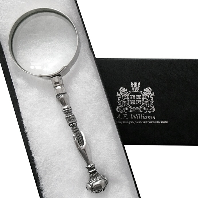 楽天市場】ピューター製 ルーペ 六角 ぶどう模様 英国製 A.E.Williams