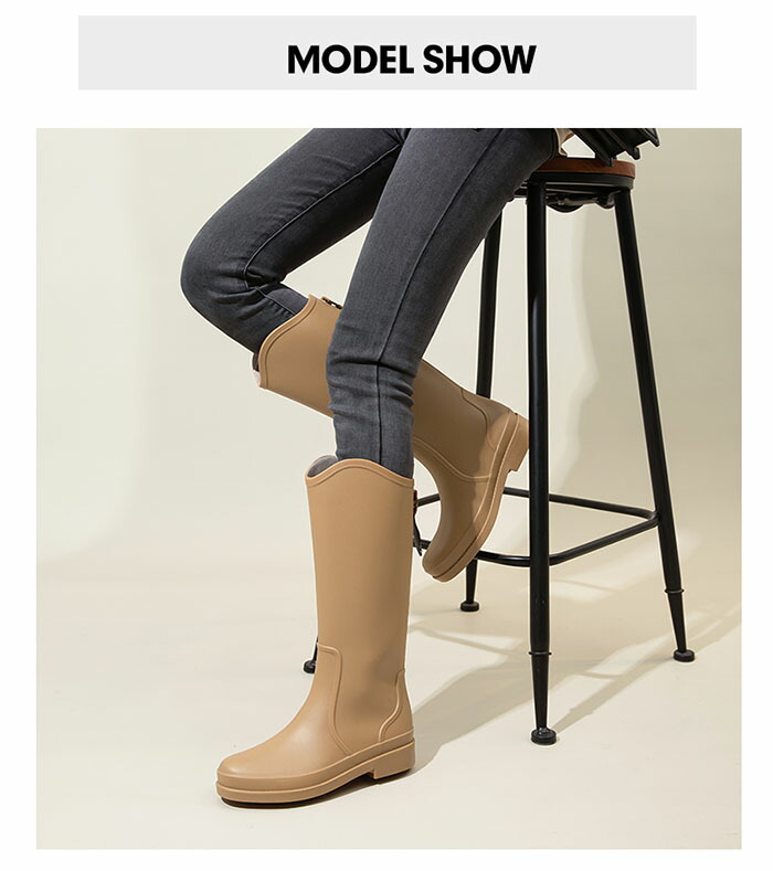 4色用意 レインブーツ 美脚 長靴 レディース おしゃれ レインシューズ ロング 防水 婦人靴 雨靴 きれいめ 無地 ロングブーツ ジョッキーブーツ