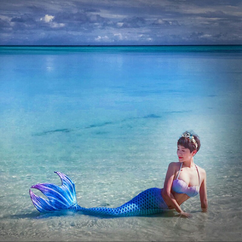 レディース スイムスーツ 成人掛かり 人魚 水着 ビキニ 人魚王女 フィン差添え マーメイド コスプレ着物 狭衣 人魚姫 人魚面構 マーメイド水着 旅記す写す フィルム撮影用 色っぽい ハロウィン 変装 S M L Hqb Be