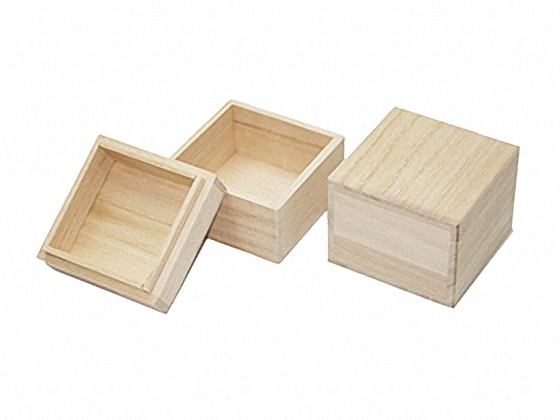 うにまるの桐箱セット販売 桐箱 紐付四方桟 2.8寸 | 陶芸ショップ.コム / 陶芸用品・陶芸