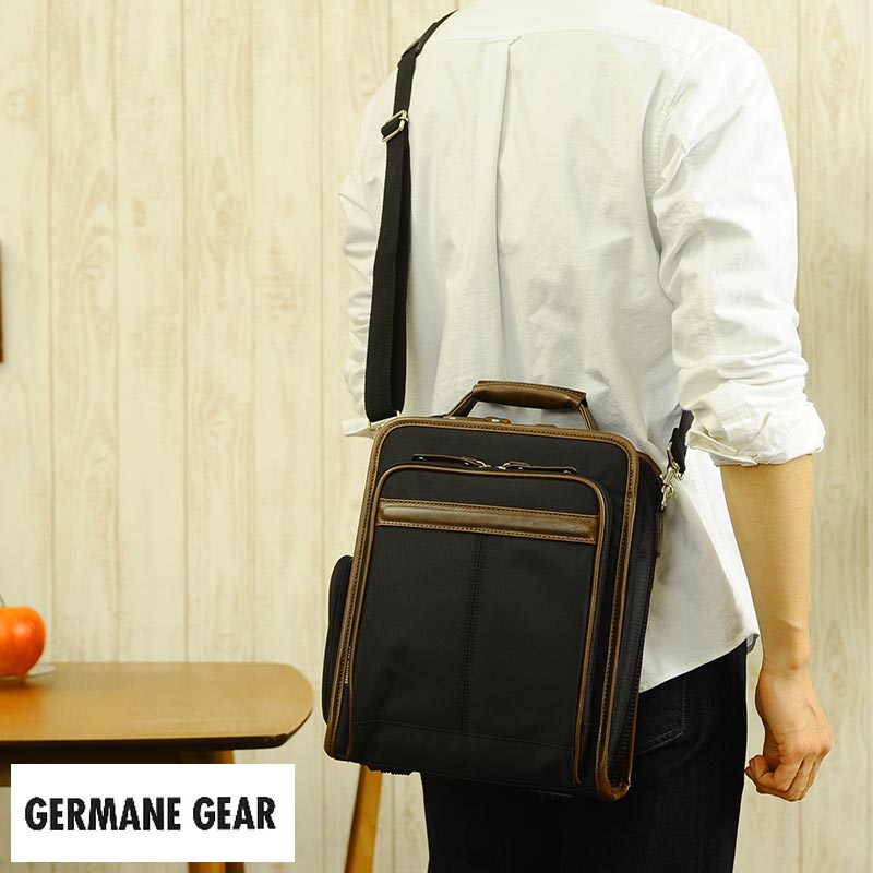 楽天 楽天市場 Germane Gear タテ型2wayショルダーバッグ ブラック 男性用 メンズ ショルダーバッグ 縦型 斜めがけ ナイロン B5 丈夫 鞄 かばん バッグ 送料無料 メンズバッグ専門店 紳士の持ち物 即納最大半額 Hajoseppelt De