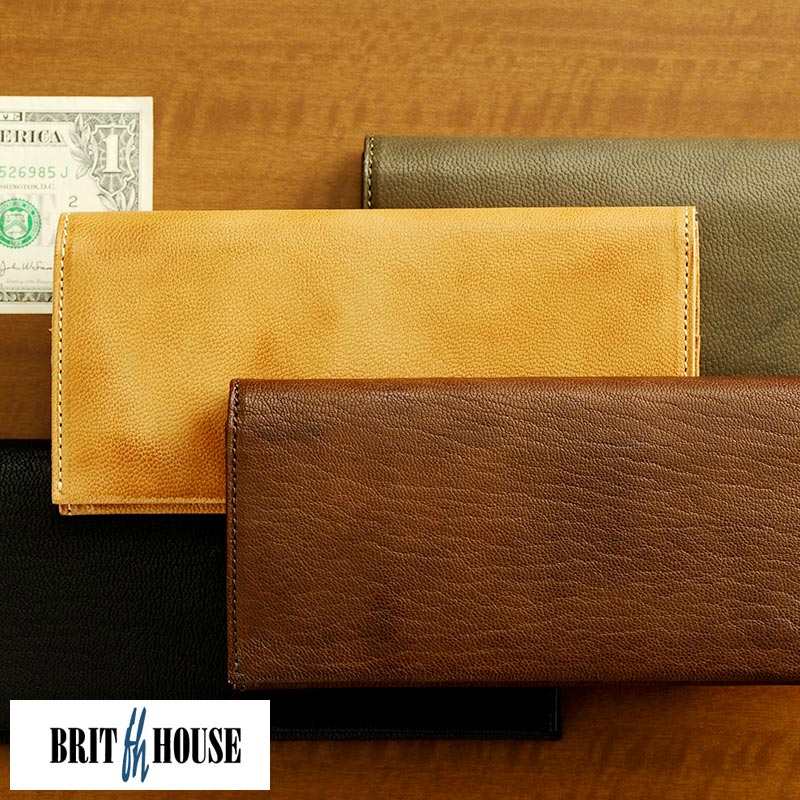 楽天市場】ブリットハウス 長財布 バッファローカーフ ロング