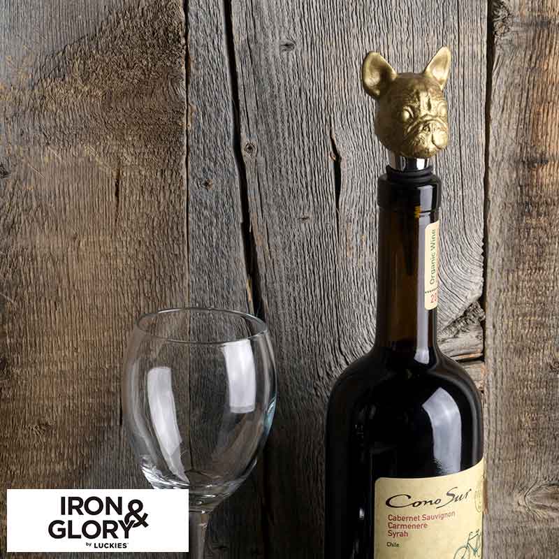ぶどう酒ストッパー Iron Glory ワイン ボトル ストッパー ブルドッグ Wine Canine ワイン蓋 格好いい 活栓 ワインセーバー かっこいい 手土産 おすすめ 音物 Hotjobsafrica Org
