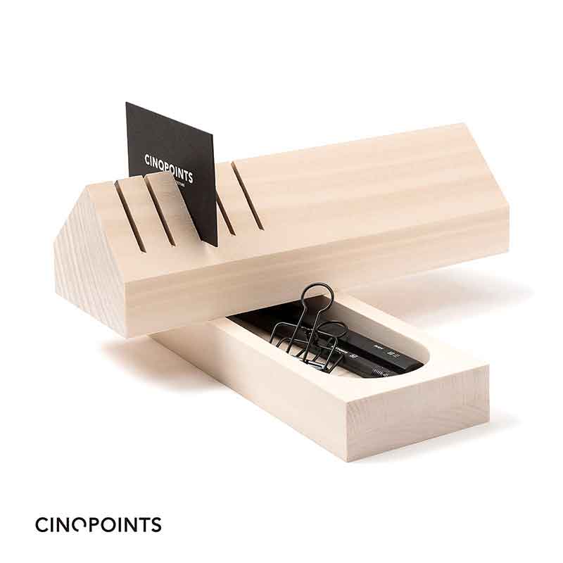 期間限定割引o Cinqpoints Volume 07 Pen Box In Wood 卓上 ペンケース 名刺立て 卓上 デスク 収納 整理 整頓 デスク周り おしゃれ 大人 Tajikhome Com