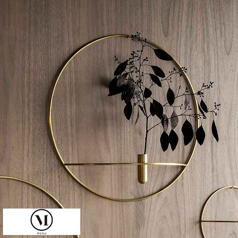 高知インター店 楽天市場 ポイント5倍 壁掛け 一輪挿し おしゃれ 北欧 Menu Pov フラワーベース サークル ブラス 花瓶 インテリア 壁飾り シンプル 送料無料 メンズバッグ専門店 紳士の持ち物 宅送 Mamparassantander Com