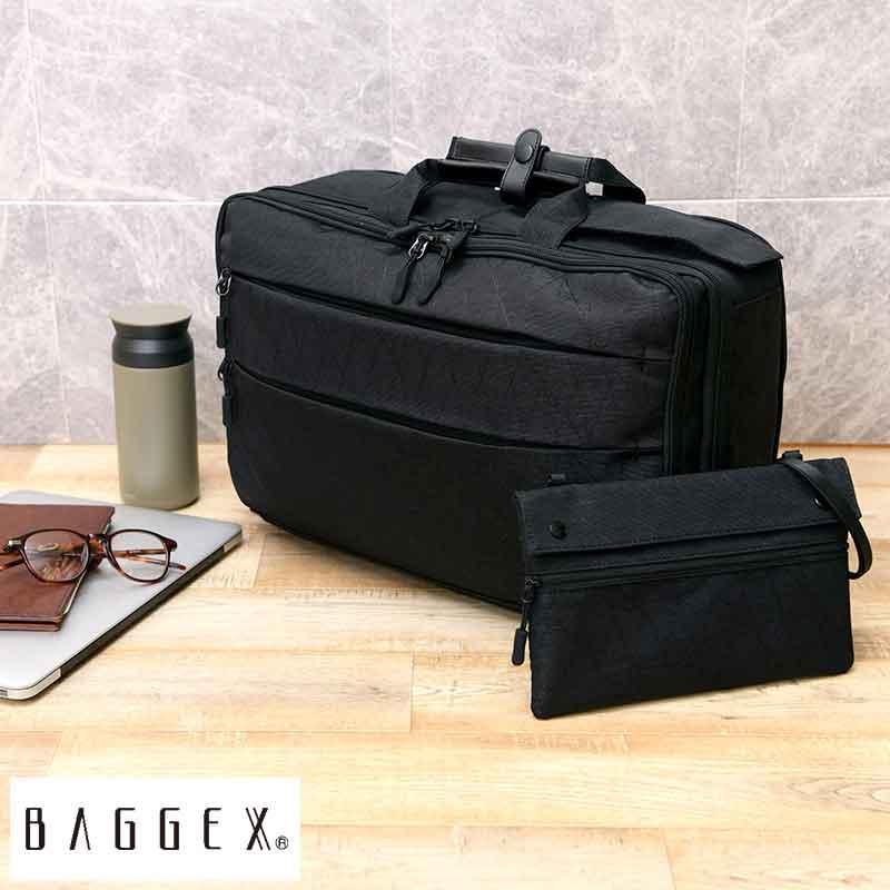 ブリーフケース メンズ ビジネス 黒 BAGGEX THERMOST 2wayブリーフケース 発熱 冷感 快適 ビジネスバッグ ブラック 仕事 おしゃれ ビジネスバッグ 書類 男性 大人 シンプル おすすめ