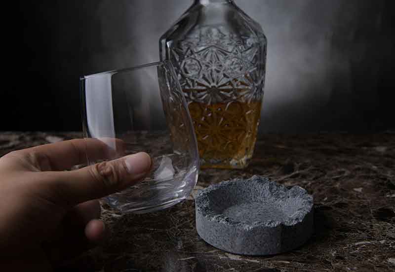 Hukka Design Suomi カレリアンソープストーン Raw Finnish ウイスキー ロック グラス コースター セット 紳士物 タンブラー ブランデーグラス 送料無料 septicin Com