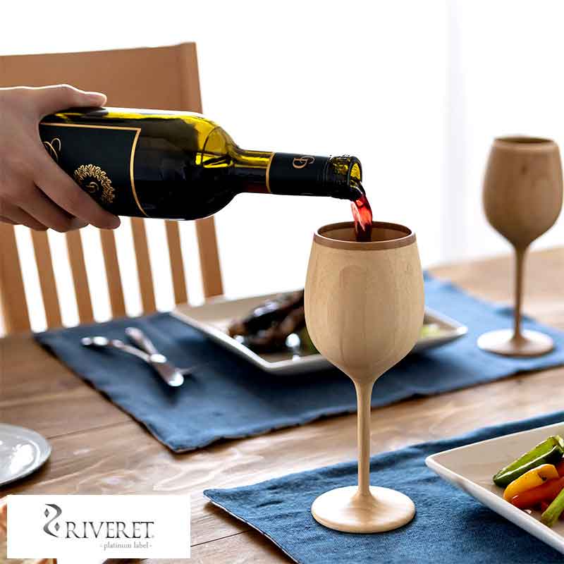 竹製品 グラス 日本製 RIVERET ボルドー 竹製 赤ワイン ワイングラス 割れない コップ 国産 日本製 おしゃれ プレゼント ギフト おすすめ 【送料無料】