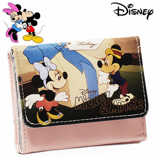 楽天市場】ミッキーマウス 二つ折り財布 L字ファスナー D1037
