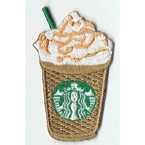 ワッペン フラぺカプチーノ 可愛いイラストの刺繍ワッペン 女の子向けプレゼント集結