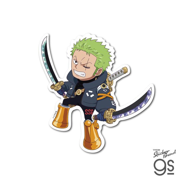 ONE PIECEステッカー ワンピース パンソンワークス コラボステッカー 麦わらドクロ S