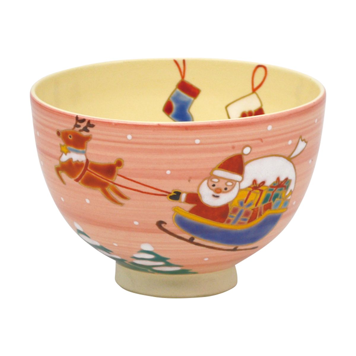 【楽天市場】【茶道具】茶碗 サンタ 見谷福峰作 (化粧箱) 冬 クリスマス サンタクロース プレゼント：お茶道具東玉堂 楽天市場店