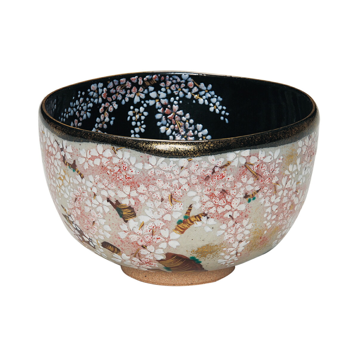 楽天市場】京焼 清水焼 醍醐桜抹茶碗 剛 : 京焼清水焼専門店 松韻堂