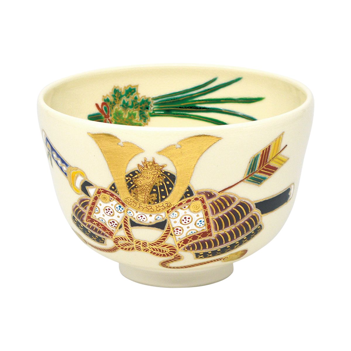 茶碗　兜　茶道　茶道具 楽天市場】【茶道具】色絵兜茶碗前田宝泉作（化粧箱入り