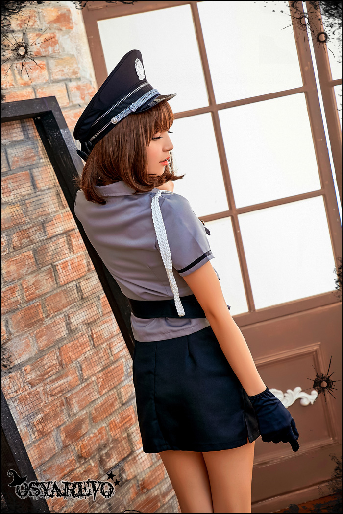 Osharevo Large Non Cop Cosplay Police Guard Uniform Size Lady Cop