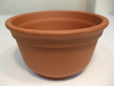 3.5号尻丸山草鉢浅【1容れもの 72個入り口・入口】
