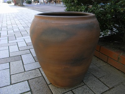 ◇陶芸美術　今野春雄　 56cm高　備前焼　 水差し形 花器 大形花瓶 カテゴリ商品一覧｜備前焼、伊賀焼、織部、志野などの陶器通販