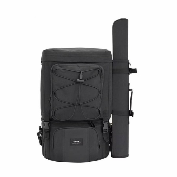 エクセル 渓流システムバッグ FP-400 ブラック約35&times;20&times;58cm 装備 収納 大型バック（布地）【夏の大感謝祭】｜東海つり具　店