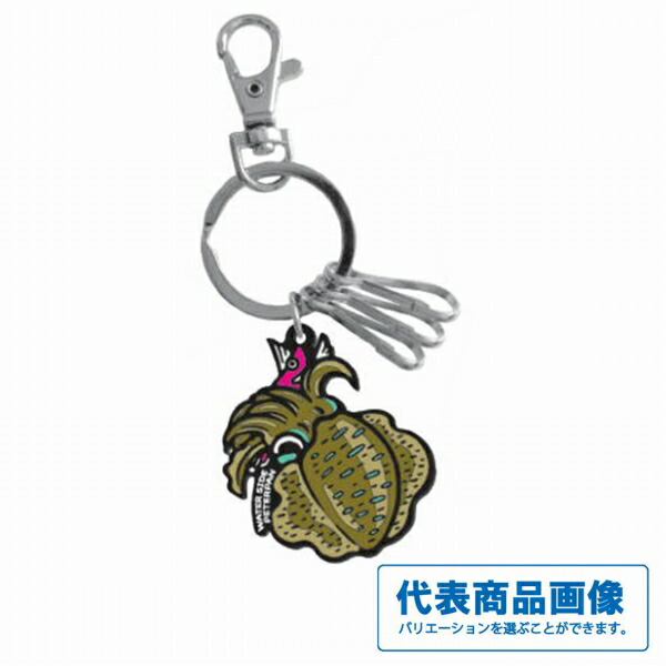 ウォーターサイドピーターパン ウォーターSP 釣られちゃったラバーキーホルダーキーチェーンアオリイカ 装備 情報 ステッカー画像