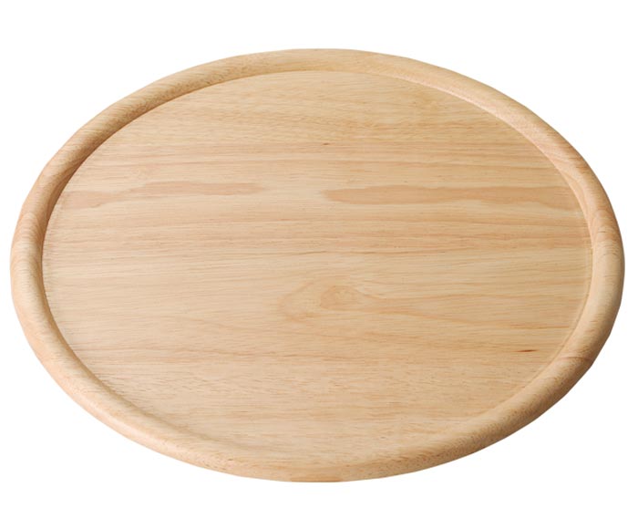 Pizza Wooden Plate & Top Of Wiew Italian Pizza On Wooden Plate And ...