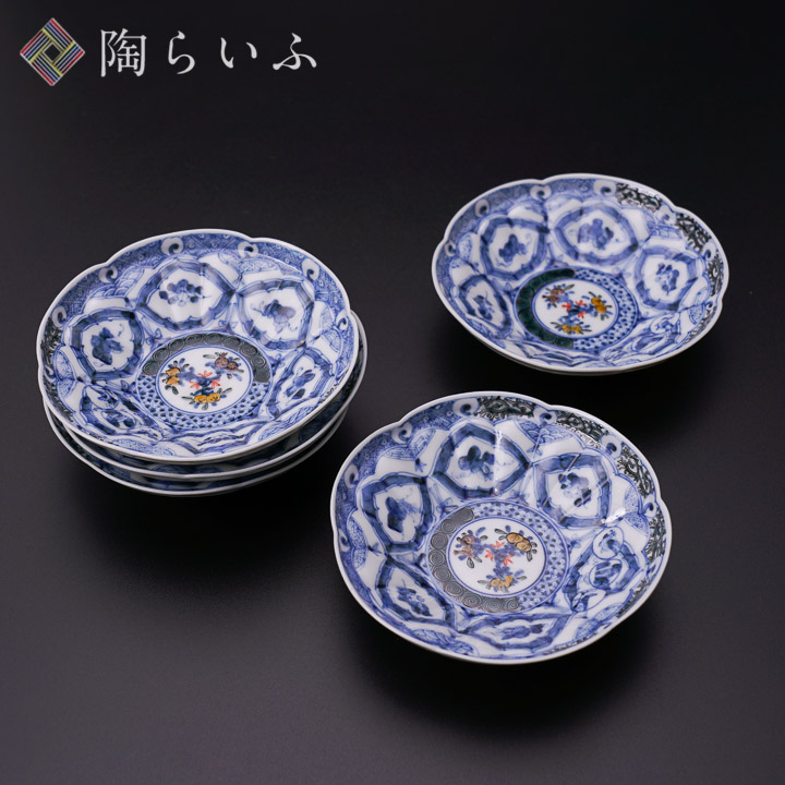 楽天市場】九谷焼 四方皿揃 染色桃花花鳥文/山本長左 【宮内庁 楽天市場】九谷焼 四方皿揃 染色桃花花鳥文/山本長左 【宮内庁