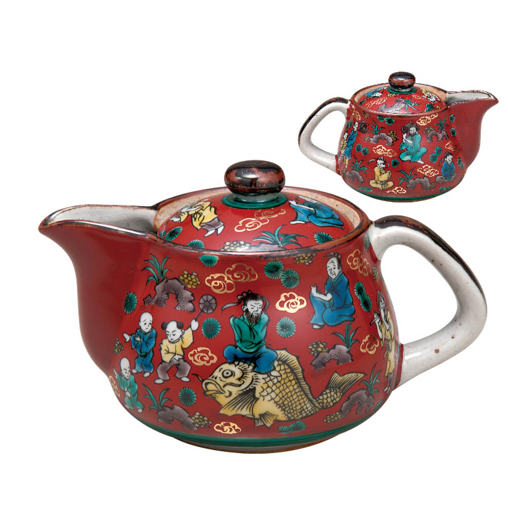 楽天市場】九谷焼 中ポット急須（磁器）古九谷おしどり/美山窯