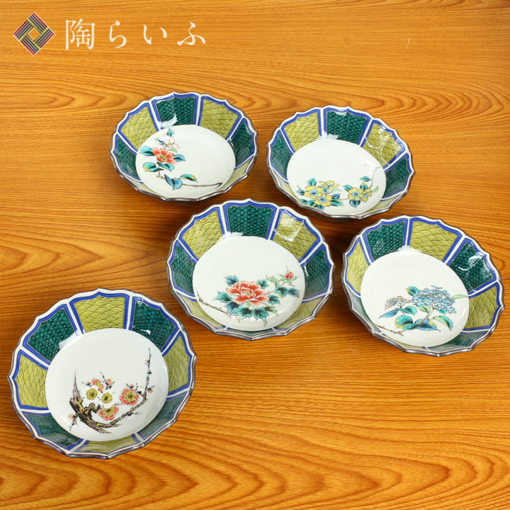 楽天市場】【最大2000円クーポン】 九谷焼 3号小鉢揃 古九谷絵
