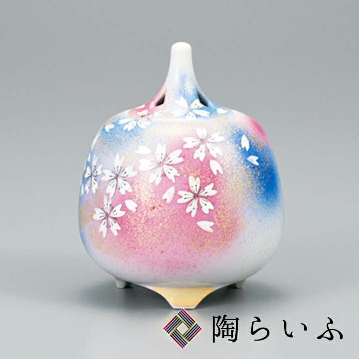 楽天市場】九谷焼 3.5号香炉 本金花詰/真山＜送料無料＞香炉
