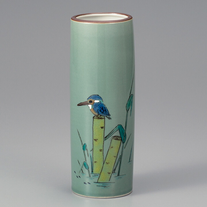 楽天市場】九谷焼 一輪生（口花型）桜二雀図/中村陶志人＜送料無料