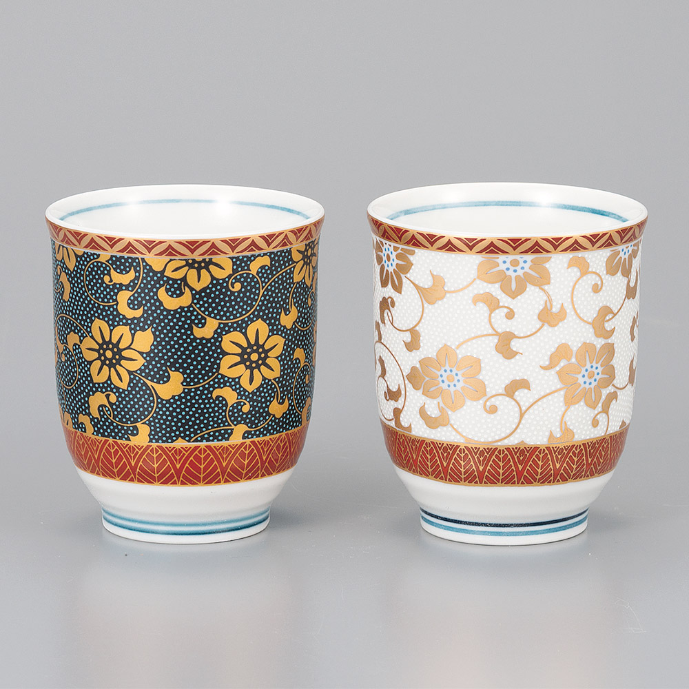 楽天市場】九谷焼 蓋付汲出揃 青粒鉄仙＜送料無料＞和食器 汲出し 湯呑